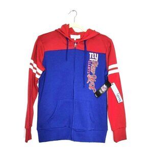 NFL Team Apparel New York Giants Hoodie Sweatshirt Women Football Team Size M